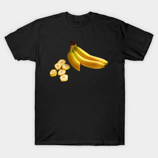 Cool Banana, Real Banana Print, Banana Lover T-Shirt by Jakavonis